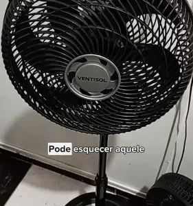 Ventilador Oscilante De Coluna Ventisol 30cm Turbo 6 Pás Preto - Imagem 14
