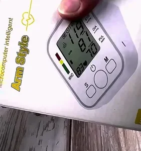 Aparelho Medidor de pressão digital doméstico para uso residencial Pressão Arterial Braço Bracadeira Pulso Manguito - Aparelho Medir pressao aferidor Ajustável P/ Adultos ou Crianças - Marca Bahrein - Imagem 10