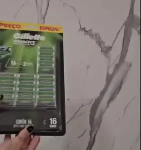 Carga Aparelho De Barbear Gillette Mach3 Sensitive Com Aloe - Imagem 2