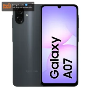 Celular Samsung Galaxy A07 128Gb 4Gb RAM Preto Dual SIM - Imagem 1