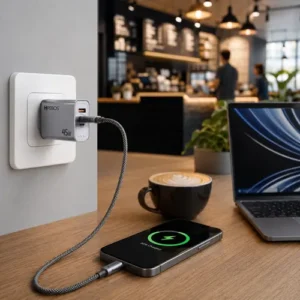 Fonte Carregador 45w Turbo Tipo C Para Iphone Samsung - Imagem 3