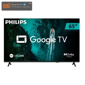 Smart Tv Philips Led 65 4k Wi-fi Google Tv 65pug7419/78 - Imagem 1