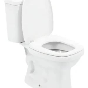 Kit Bacia Celite Com Caixa Acoplada Completo Like Branco - Imagem 9