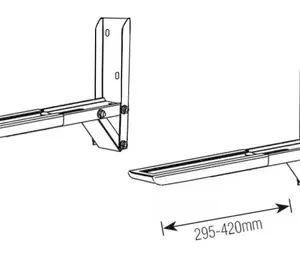 Suporte Para Microondas E Forno Elétrico Ajustável De Parede Branco Aço Carbono 30kg Dion Df2 - Imagem 6