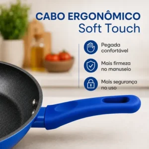 Frigideira Antiaderente Nanocerâmica 20cm Indução Premium - Imagem 6