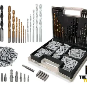 Parafusadeira Furadeira De Impacto 21v Pb6500k Oz Com Kit Brocas E Buchas 300 Peças The Black Tools - Imagem 3