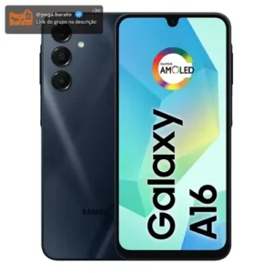 Celular Samsung Galaxy A16 4G, 256gb + 8gb Ram, Câmera De Até 50mp, Tela 6.7 , Nfc, Ip54, Bateria 5 Ah Preto - Imagem 1