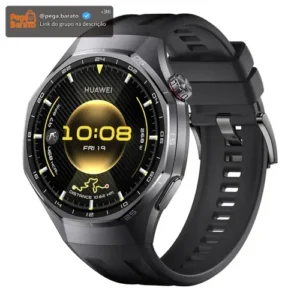 Smartwatch HUAWEI WATCH GT 6 Pro 46mm Bateria com Autonomia de Até 21 Dias Mais de 100 Modos Esportivos Corrida de Trilha Golfe Ciclismo Análise de ECG Compatível com iOS e Android GPS Preto - Imagem 1