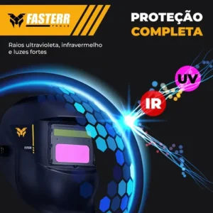 Máscara De Solda Automática Escurecimento Fasterr Fst038 Cor DIN11 - Imagem 8