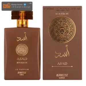 Perfume Masculino Asad Bourbon 100ml marca Isabelle La Belle - Imagem 1