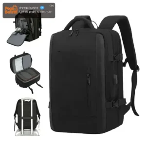 Mochila Viagem Executiva Grande Notebook Feminina Masculina - Imagem 1