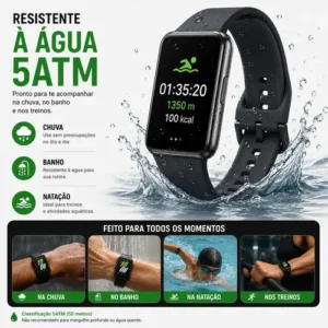 Smartwatch Samsung Galaxy Fit3 Display 1.6 Grafite - Imagem 8