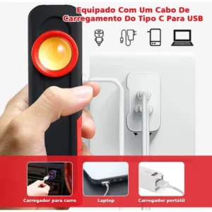 Lanterna De Inspeção Luz Quente E Fria Para Polimento Detail - Imagem 10