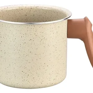 Jogo 5 Panelas Antiaderentes De Ceramica Terrara Bege - Oikos - Imagem 5