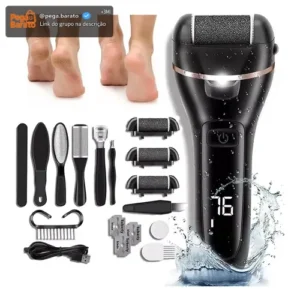 Kit 18 Lixador Para Pés Elétrico Esfoliante Removedor Calos - Imagem 1