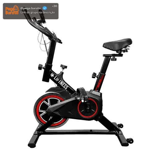 Bicicleta Ergométrica Spinning U-STAR Sensor Cardíaco Garrafa