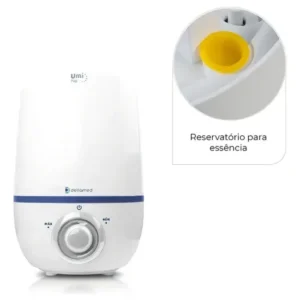 Umidificador De Ar Ultrassônico Umi Pop Health 2,3l Dellamed Cor Branco - Imagem 5