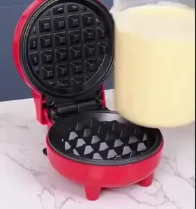 Mini Máquina De Fazer Waffle Panqueca Portátil Elétrica 110v - Imagem 18