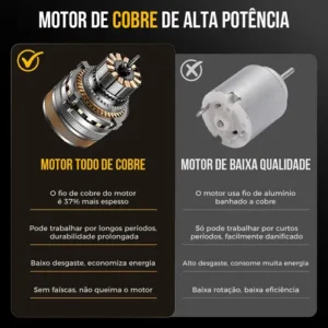 Esmerilhadeira Lixadeira 220v Angular 115mm 11000rpm - Imagem 9
