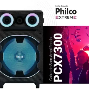 Caixa de Som Philco Extreme Bluetooth com Flash Light V5.3 1x Woofer 1700W PCX7300 - Imagem 4