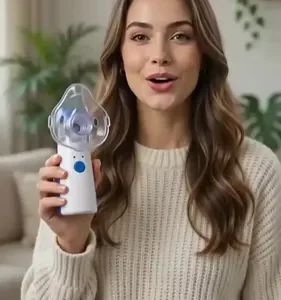 Inalador Nebulizador Portátil, Aparelho Inalação Compacto - Imagem 2