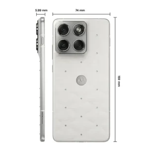 Smartphone Motorola Edge 70 5g Crystals By Swarovski - 512gb 24gb (12gb Ram + 12gb Ram Boost), Ultrafino, 3 Cameras 50mp E Tela Extreme Amoled 120hz - Imagem 7