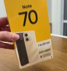 Smartphone Realme Note 70 8gb 256gb Celular Preto - Imagem 2