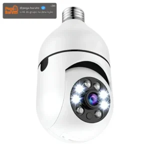 Câmera de Segurança Espiã Yoosee Wi-Fi Visão Noturna Áudio Led E27 1080p - Imagem 1