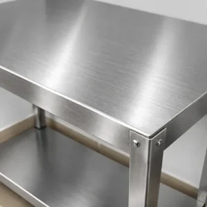 Mesa Inox Prateleira Industrial Cozinha Escritório Reforçada - Imagem 3