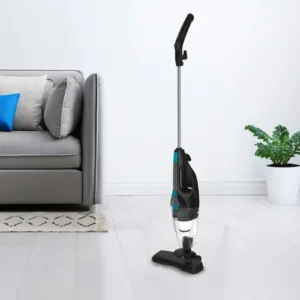 Aspirador de Pó Vertical Midea, 1350W, 2 em 1, cabo de 5M, Preto e Azul - Imagem 2