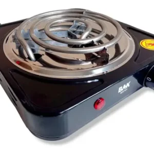 Fogareiro Elétrico Bak 1 Boca Preto 1000W Portátil para Camping - Imagem 6