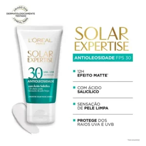 Protetor Solar Facial L'Oréal Paris Antioleosidade FPS30 40G - Imagem 2