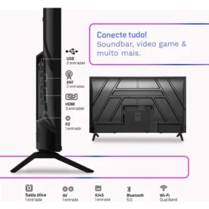 Smart Tv Hq Qled 50 Polegadas 4k Wi-fi Bluetooth Hq-qled50sm - Imagem 3