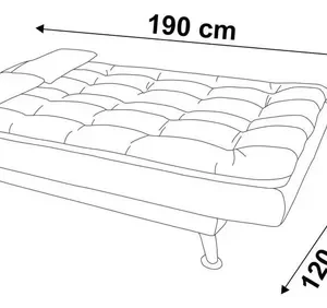 Sofá-cama 3 Lugares Casal Premium Ii Suede Café - Imagem 12
