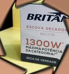 Escova Secadora alisadora e modeladora Britânia BEC07R 4 Em 1 1300W Rosa - Imagem 14