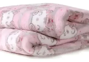 Kit 3 Mantas Cobertor Microfibra Infantil Bebê Estampada Cor Menina - Imagem 5