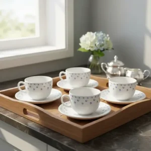 Conjunto 12 Peças Xícaras 150ml Com Pires Para Café E Chá - Imagem 2