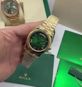Relógio Rolex Day-date Automático Vidro Safira - Imagem 13