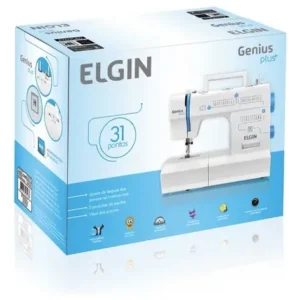 Máquina De Costura Elgin Jx-4035 Genius Plus 31 Pontos Cor Branco - Imagem 9