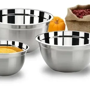 Conjunto De Tigelas Brinox 3pçs Suprema Em Inox - 2107/100 - Imagem 2