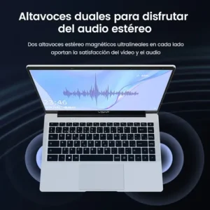Notebook Intel Celeron, 8 GB de RAM, 256 Gb, SSD, Windows 11, 14 polegadas, prata - Imagem 6