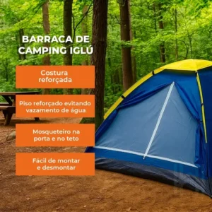 Barraca Para Até 4 Pessoas Camping Iglu Homefy - Imagem 7