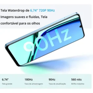 Smartphone Realme Note 60s Dual Sim 128Gb 4Gb Ram Verde (Novo com caixa aberta) - Imagem 4