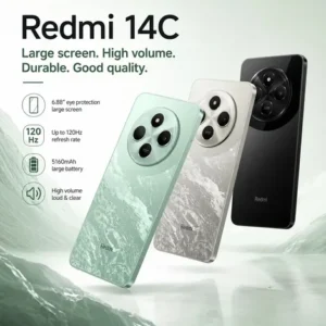 Celular Smartphone Xiaomi Redmi 14c 4g 8+256gb Ram Dual Sim Cor Prateado - Imagem 3