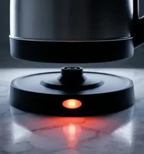 Chaleira Jarra Elétrica 1,8L Litros Em Inox Desligamento Automático Aquecimento Rápido Segura Café Chá Fácil Abertura Tampa Alça Ergométrica - Imagem 2