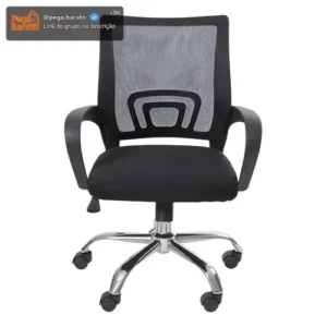 Cadeira de Escritório Giratória Or Design 3310 Preta Ergonomica - Imagem 1