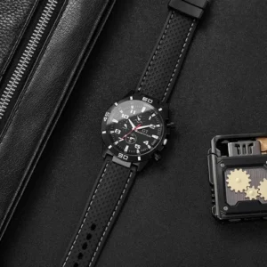 Relógio Masculino Quartzo Esportivo Casual Pulseira Silicone - Imagem 5