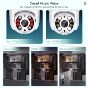 Câmera De Segurança Ip Wi-fi Icsee A8 Monitoramento Inteli - Imagem 9