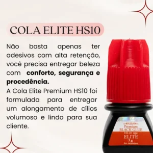 Cola Alongamento Cilio Fio Fio Elite Hs-10 3ml Premium 3 Seg - Imagem 4