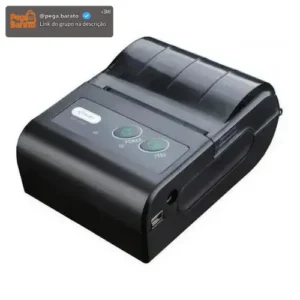 Mini Impressora Térmica Bluetooth Cupom Pedido Ifood Qr Code Cor Preto Knup KP-1025 - Imagem 1